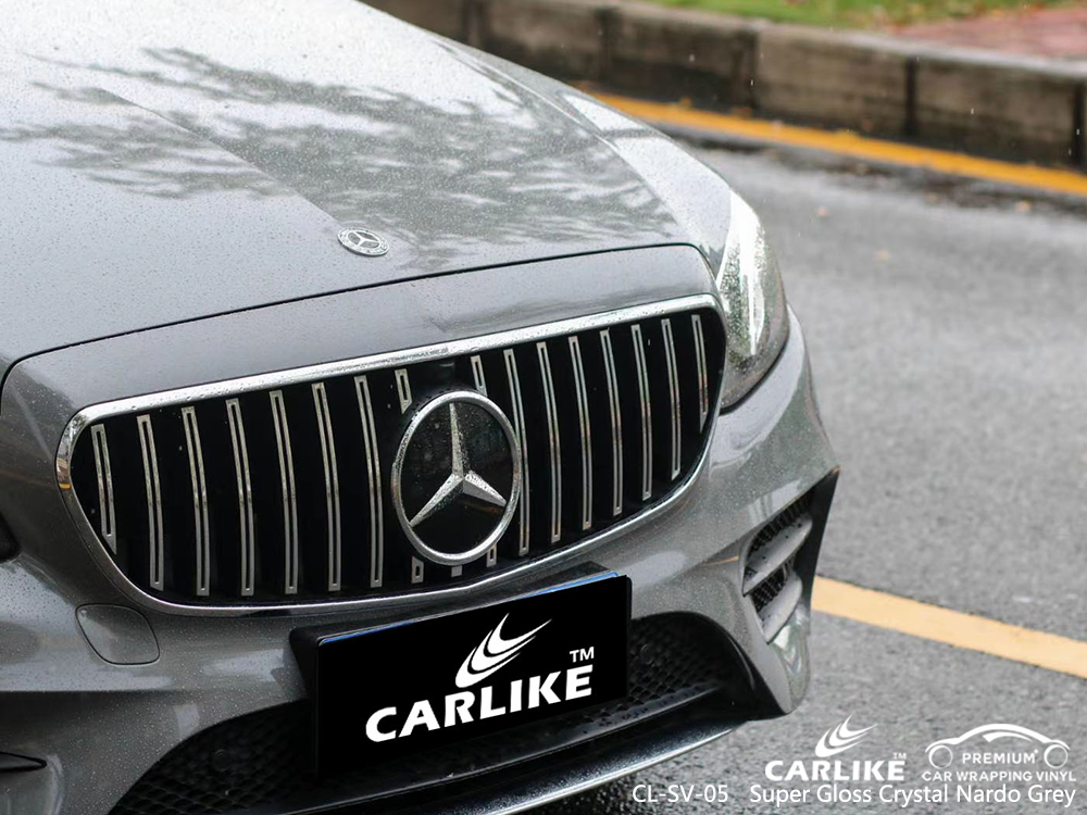 CL-SV-05 super gloss crystal nardo grey wrap car black matt for MERCEDES-BENZ Saarland Germany