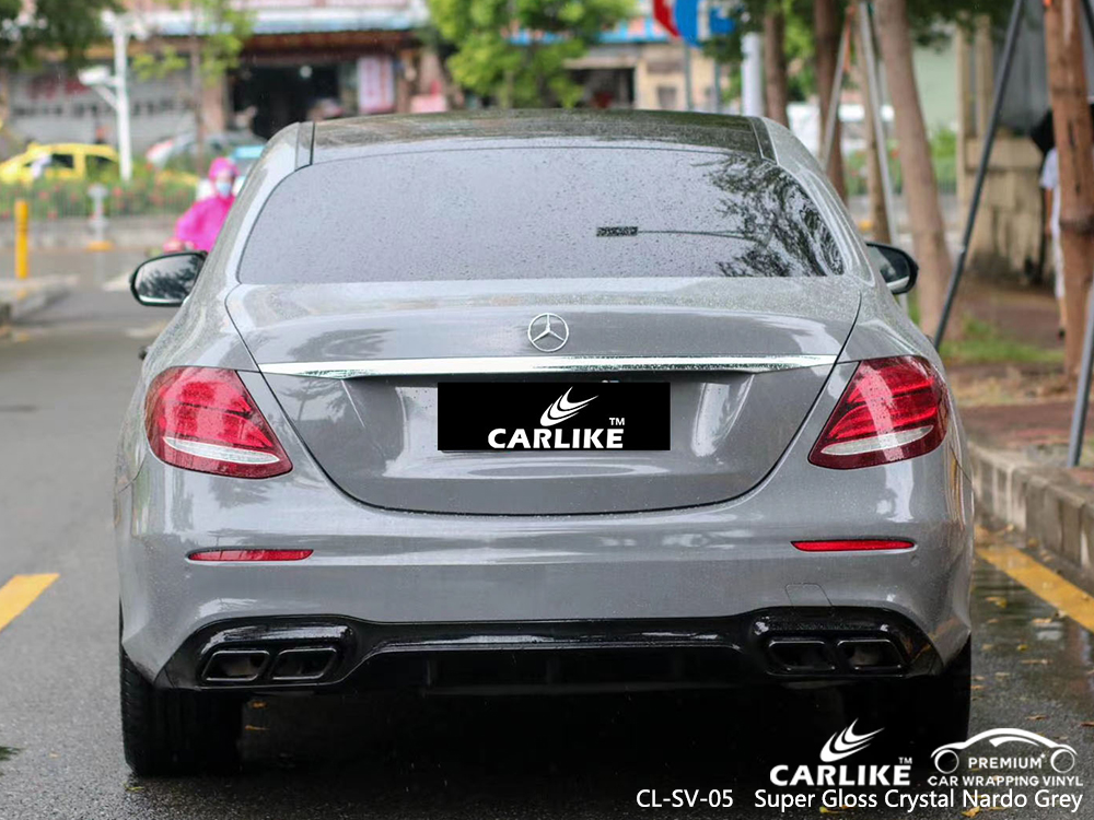 CL-SV-05 super gloss crystal nardo grey wrap car black matt for MERCEDES-BENZ Saarland Germany