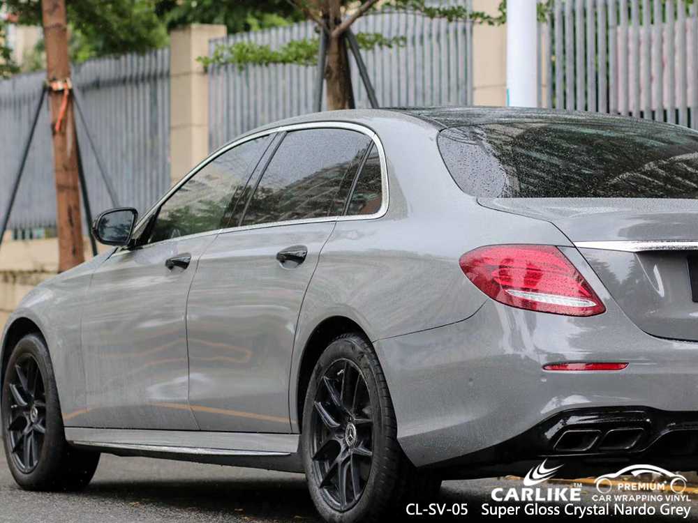 CL-SV-05 super gloss crystal nardo grey wrap car black matt for MERCEDES-BENZ Saarland Germany