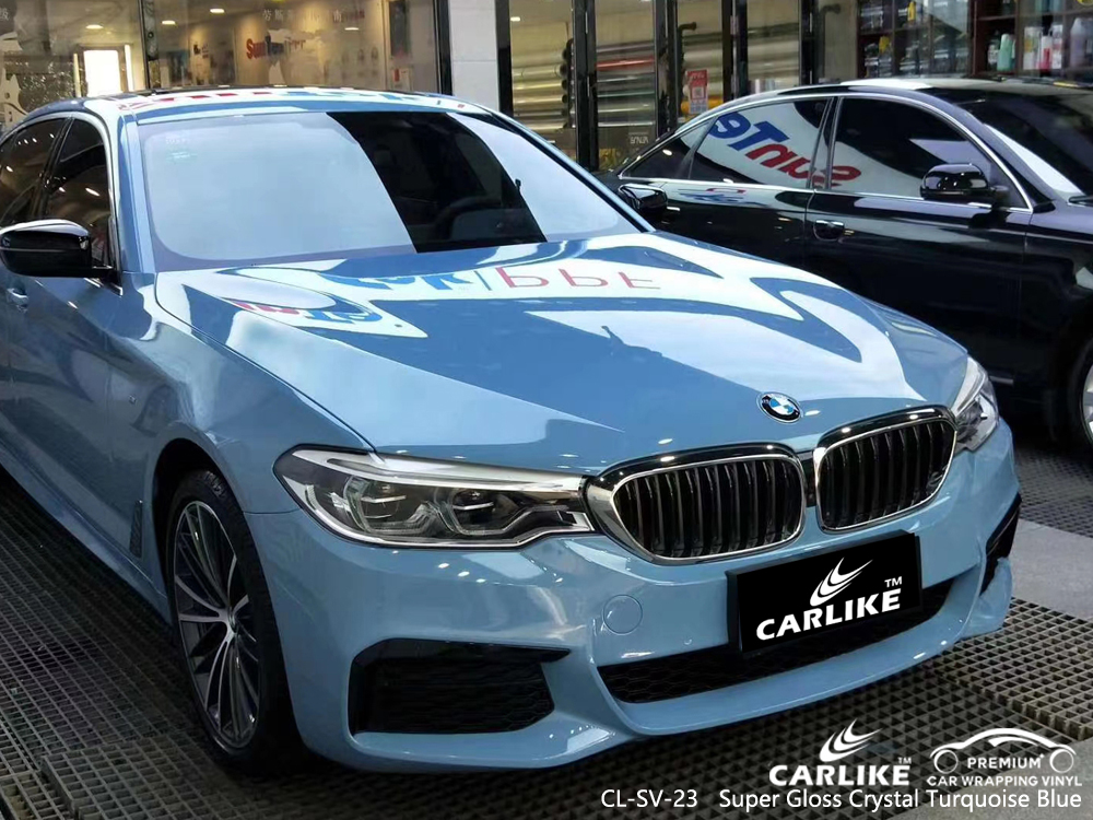 CL-SV-23 super gloss crystal turquoise blue tpu ppf film for BMW Pays de la Loire France