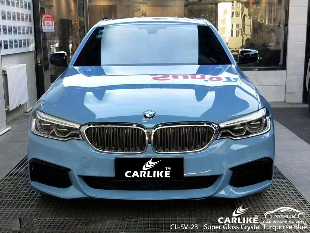 CL-SV-23 super gloss crystal turquoise blue tpu ppf film for BMW Pays de la Loire France