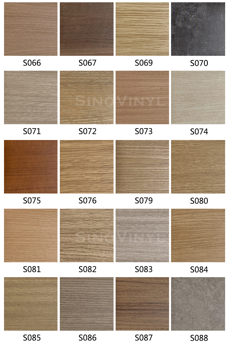 PVC Wood Grain Texture Decoration Self Adhesive Vinyl Film