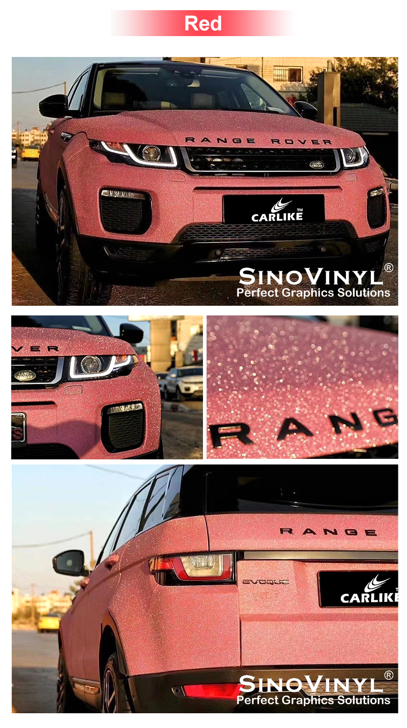 Diamond glitter shop car wrap