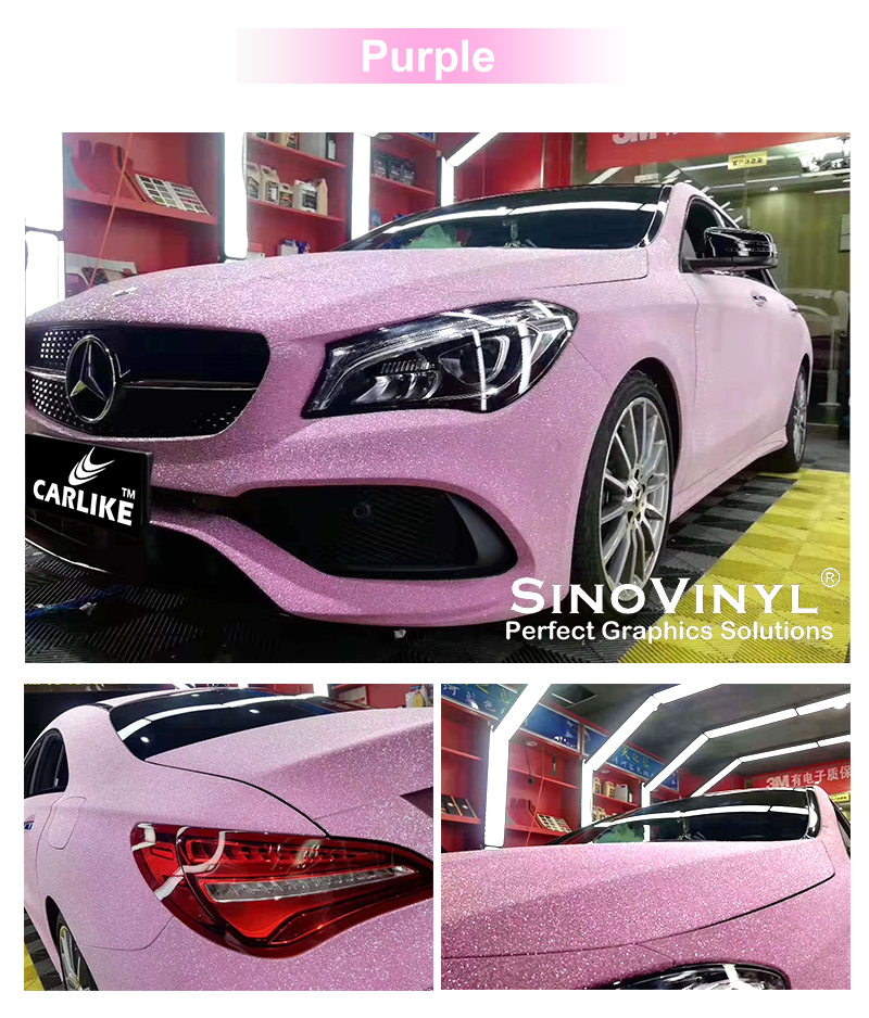 Super Glitter Diamond Car Vinyl Wrap