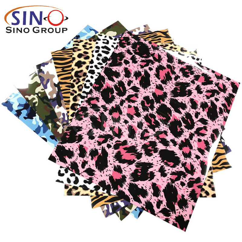 Leather Animal Skin Pattern Heat Transfer Vinyl  Iron On Textile Plotter Cutting T-shirt