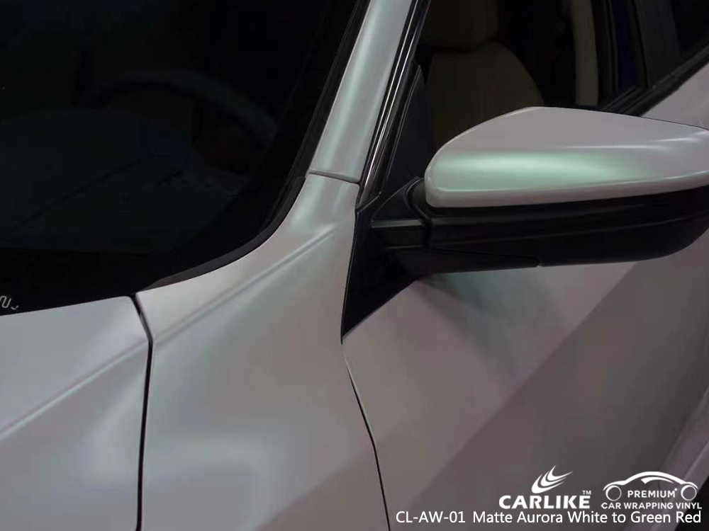 CL-AW-01 matte aurora white to green red vinyl wrap gloss for HONDA Mato Grosso Brazil