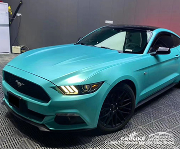 CL-EM-17 electro metallic mint green vinyl material suppliers for FORD MUSTANG