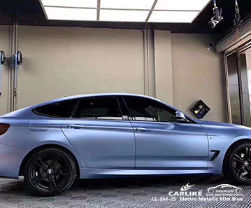 CL-EM-25 electro metallic mist blue vinyl wrap my car for BMW