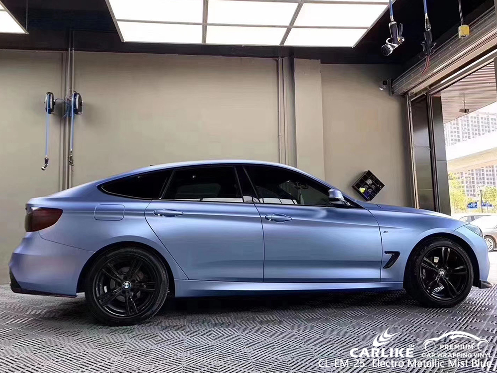 CL-EM-25 electro metallic mist blue vinyl wrap my car for BMW Northern Ireland United Kingdom