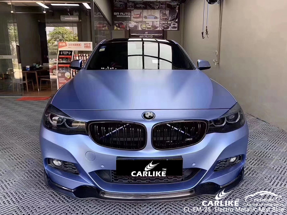 CL-EM-25 electro metallic mist blue vinyl wrap my car for BMW Northern Ireland United Kingdom