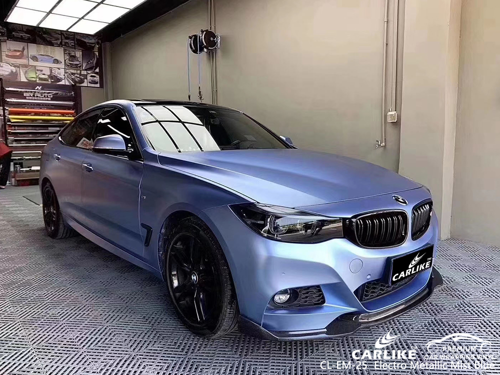 CL-EM-25 electro metallic mist blue vinyl wrap my car for BMW Northern Ireland United Kingdom