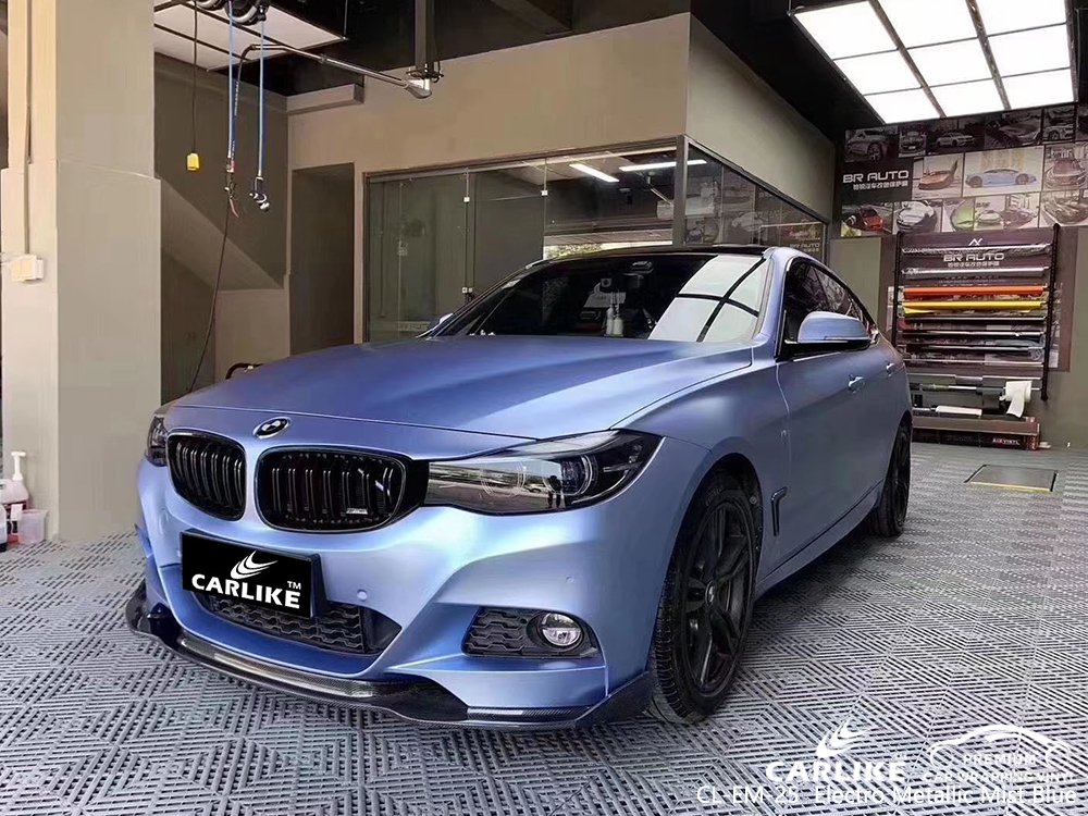 CL-EM-25 electro metallic mist blue vinyl wrap my car for BMW Northern Ireland United Kingdom