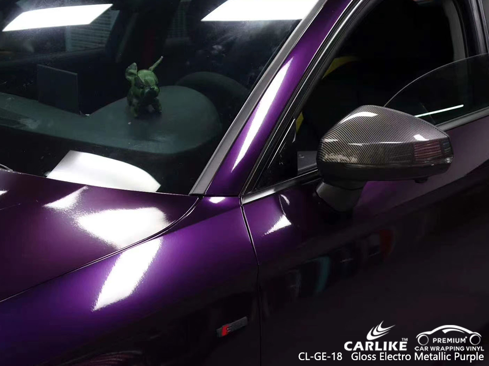 CL-GE-18 gloss electro metallic purple vinyl sticker paper for AUDI Sao Paulo Brazil