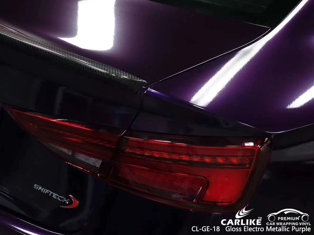CL-GE-18 gloss electro metallic purple vinyl sticker paper for AUDI Sao Paulo Brazil
