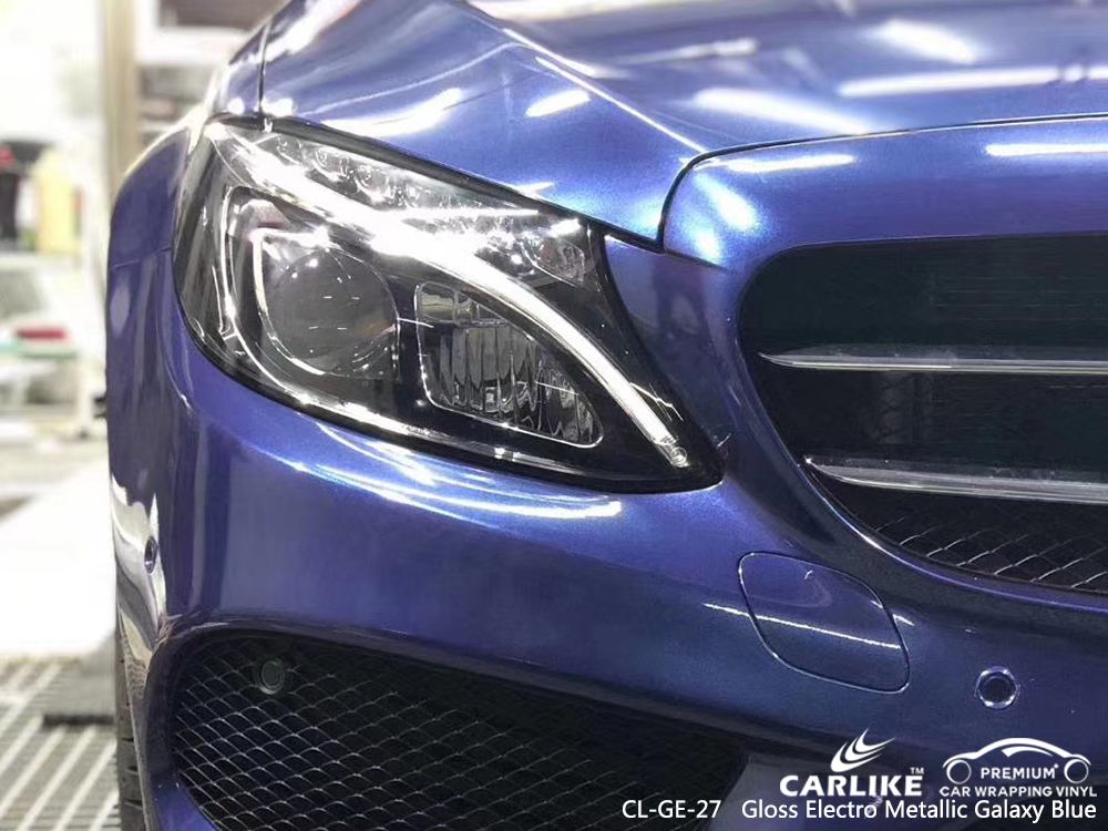 CL-GE-27 gloss electro metallic galaxy blue car foil for MERCEDES-BENZ Osun Nigeria