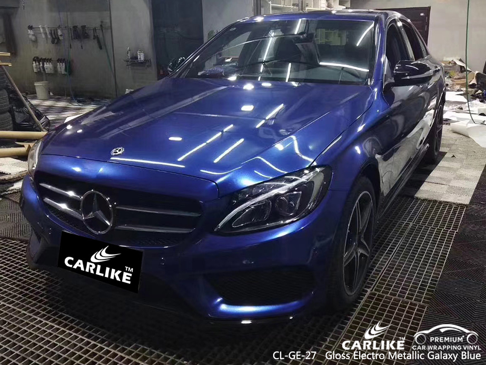 CL-GE-27 gloss electro metallic galaxy blue car foil for MERCEDES-BENZ Osun Nigeria