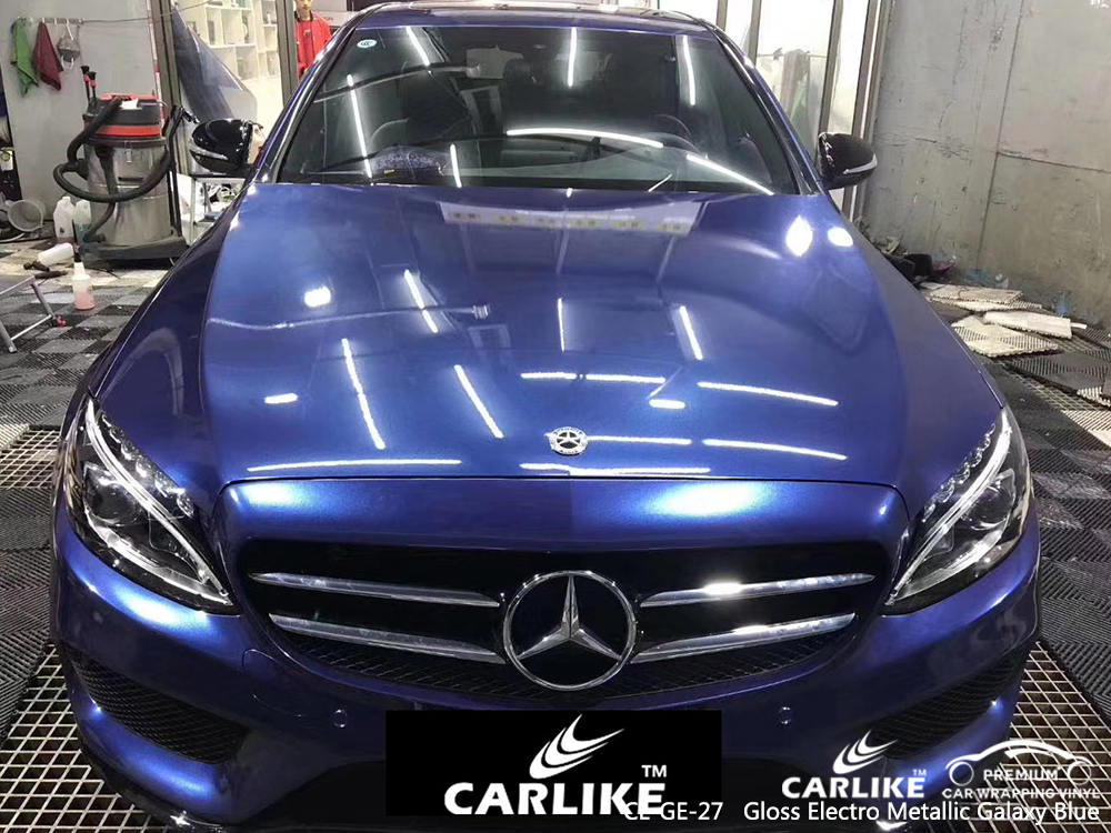 CL-GE-27 gloss electro metallic galaxy blue car foil for MERCEDES-BENZ Osun Nigeria