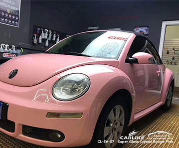 CL-SV-37 super gloss crystal rouge pink wrap my car for VOLKSWAGEN