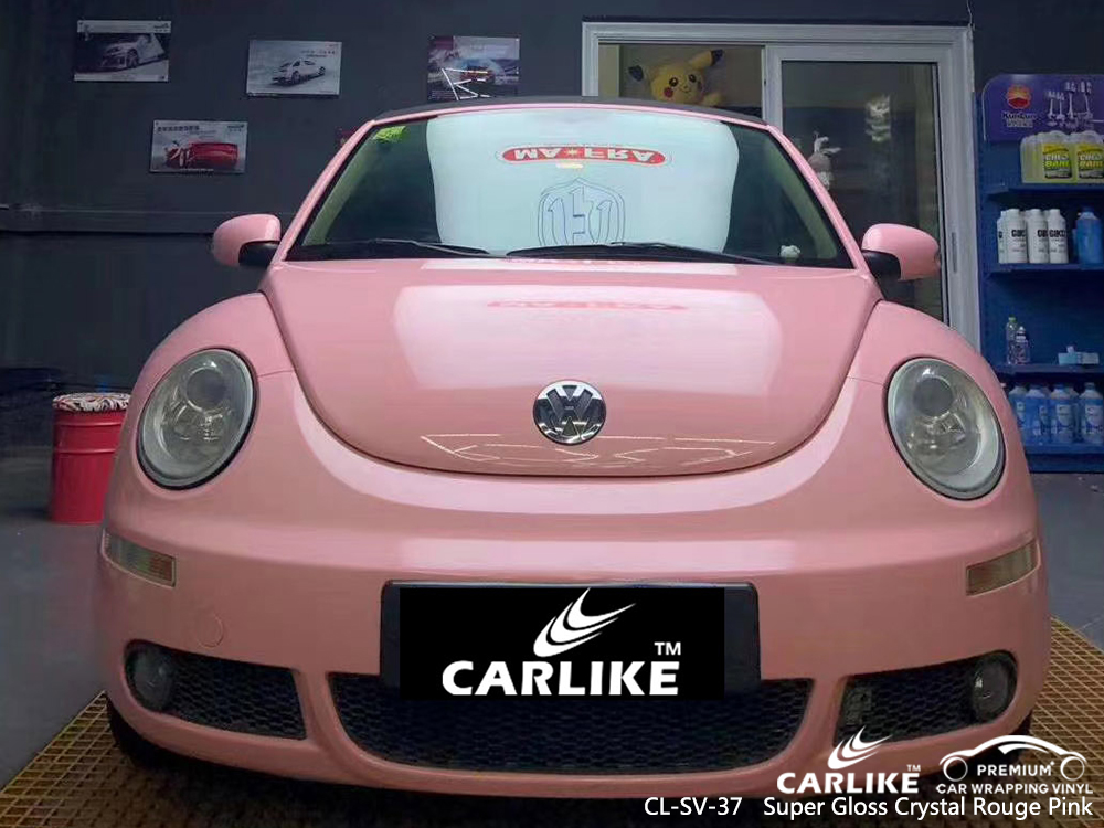 CL-SV-37 super gloss crystal rouge pink wrap my car for VOLKSWAGEN Edo Nigeria