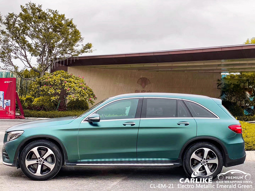 CL-EM-21 electro metallic emerald green wrap vinyl for MERCEDES-BENZ New York United States
