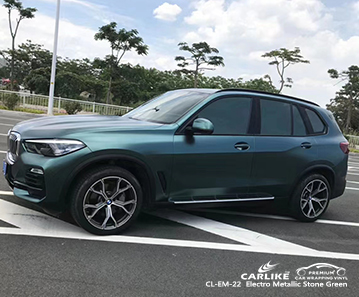 Envolvimento de veículo autobike CL-EM-22 eletro metálico pedra verde para BMW