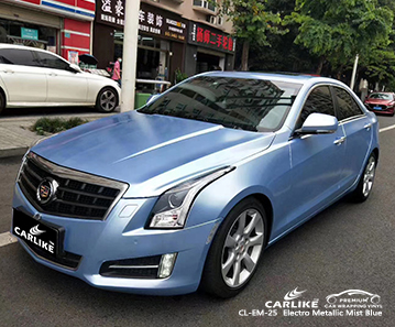 CADILLAC için CL-EM-25 elektro metalik sis mavisi araç kaplaması