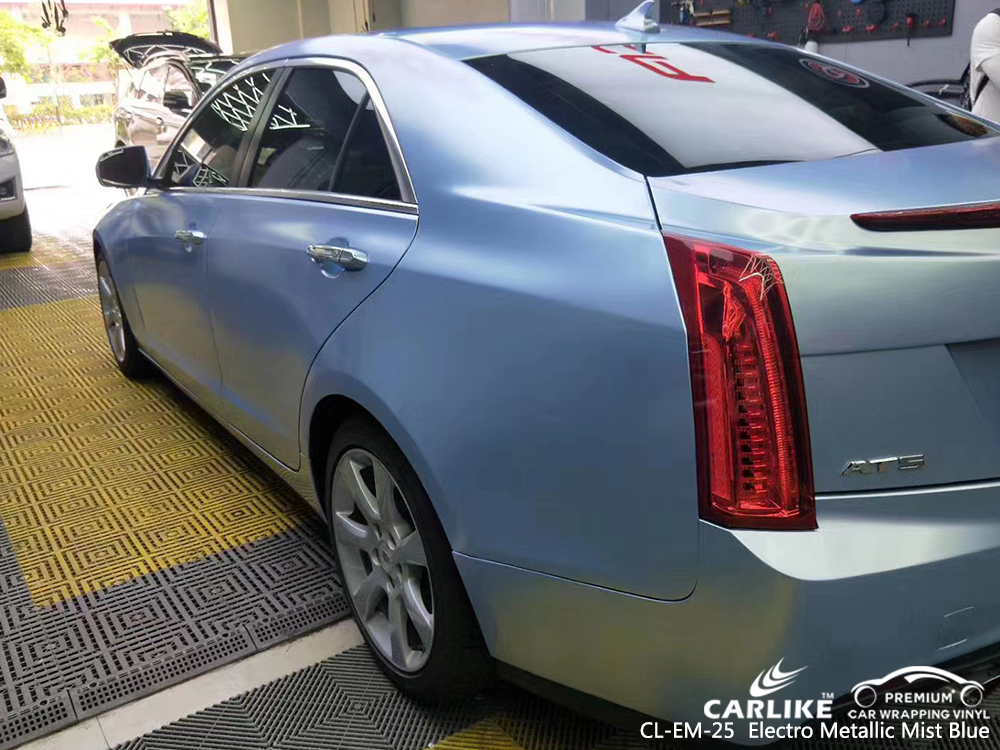 CL-EM-25 electro metallic mist blue vehicle wrapping for CADILLAC Virginia United States