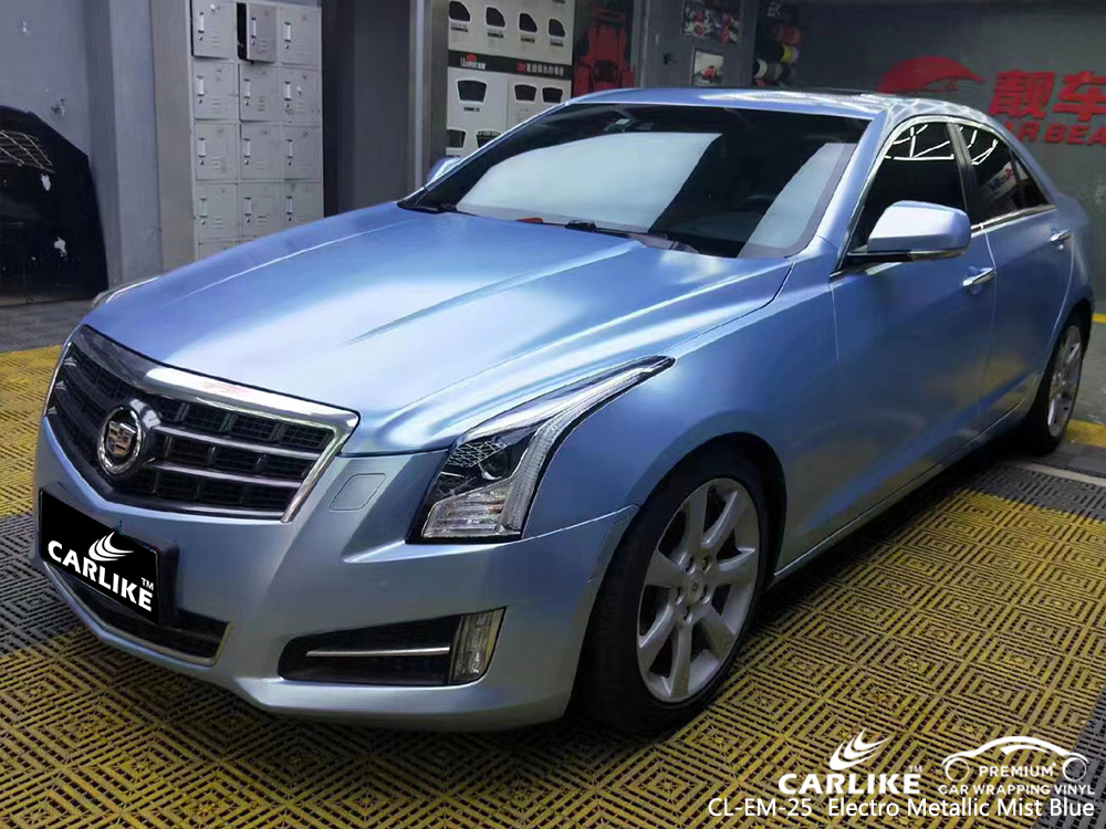 CL-EM-25 electro metallic mist blue vehicle wrapping for CADILLAC Virginia United States