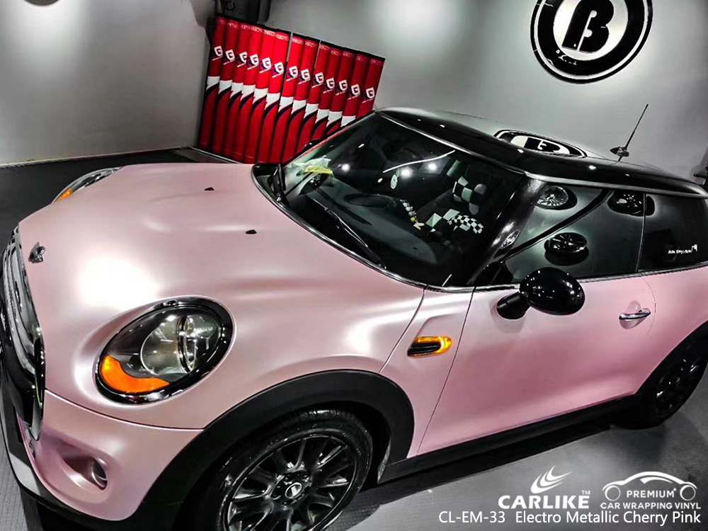 CL-EM-33 electro metallic cherry pink car foil for BENTLEY Massachusetts United States