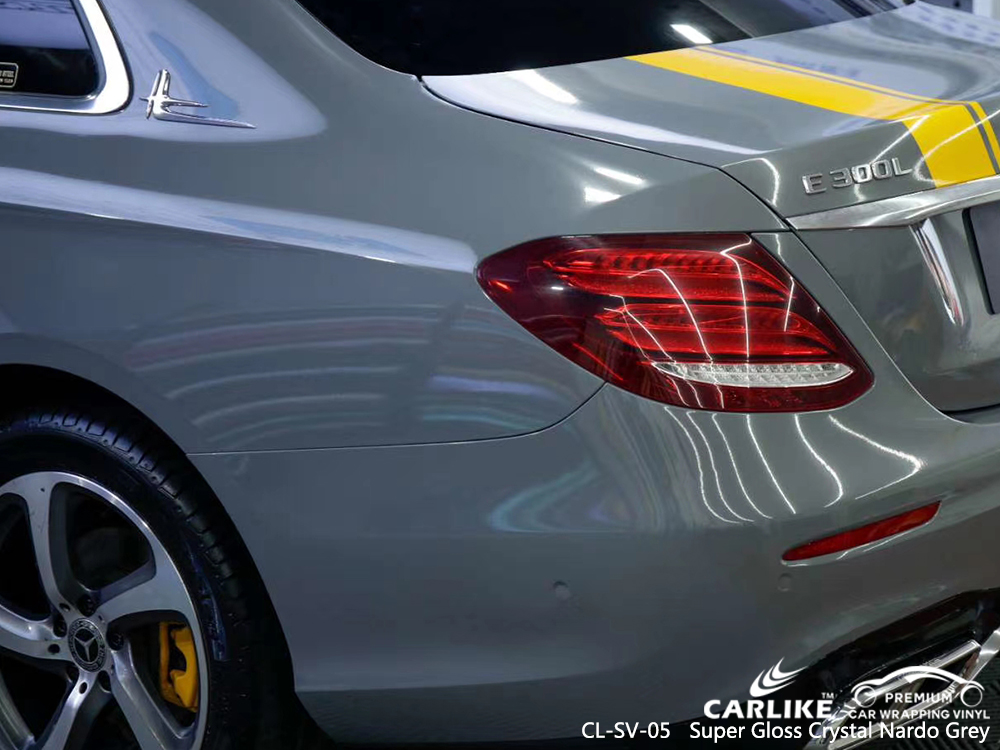 CL-SV-05 super gloss crystal nardo grey body wrap car supplier for MERCEDES-BENZ Missouri United States