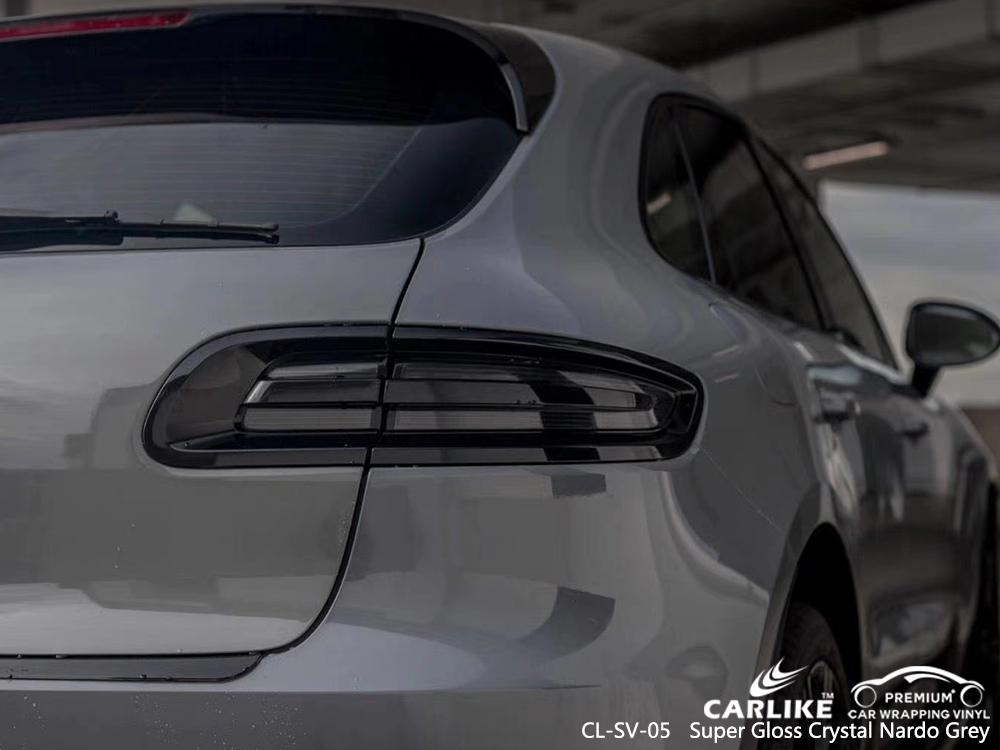 CL-SV-05 super gloss crystal nardo grey vinyl wrap gloss for PORSCHE Louisiana United States