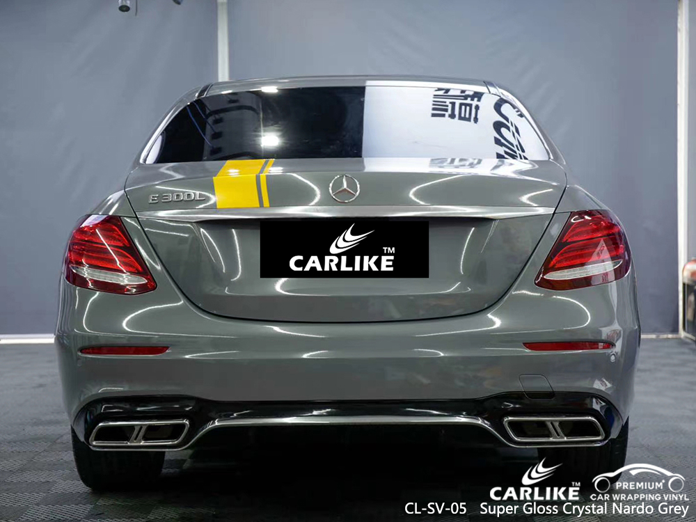 CL-SV-05 super gloss crystal nardo grey body wrap car supplier for MERCEDES-BENZ Missouri United States