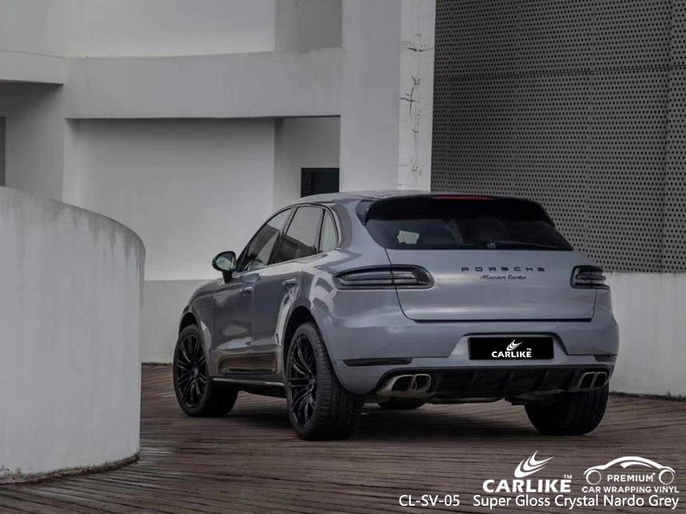 CL-SV-05 super gloss crystal nardo grey vinyl wrap gloss for PORSCHE Louisiana United States