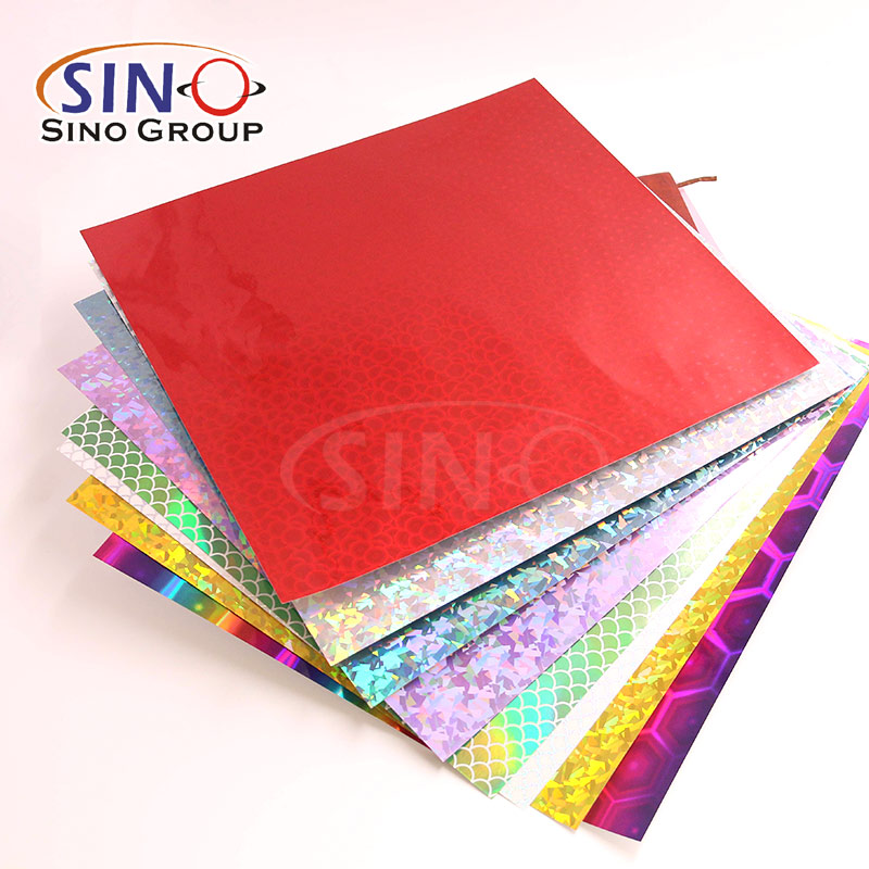 Holografik krom gökkuşağı lazer metalik grafik zanaat vinil film kesim için