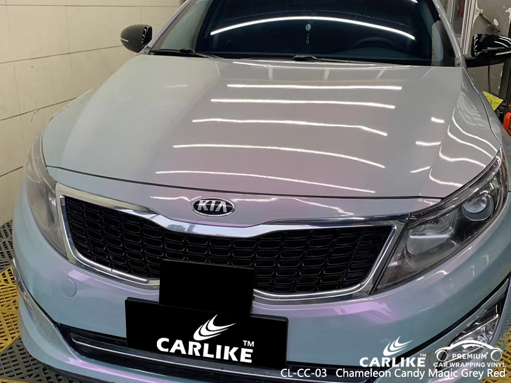 CL-CC-03 chameleon candy magic grey red wrap my car for KIA Mississippi United States