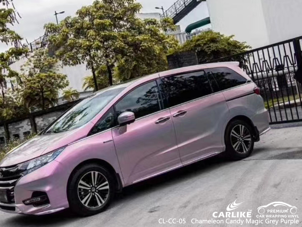 CL-CC-05 chameleon candy magic grey purple car wrapping foil for HONDA Idaho United States