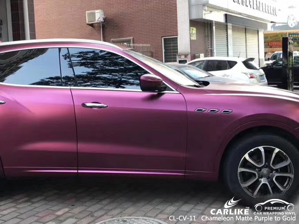 CL-CV-11 chameleon matte purple to gold wrap vinyl for MASERATI West Virginia United States