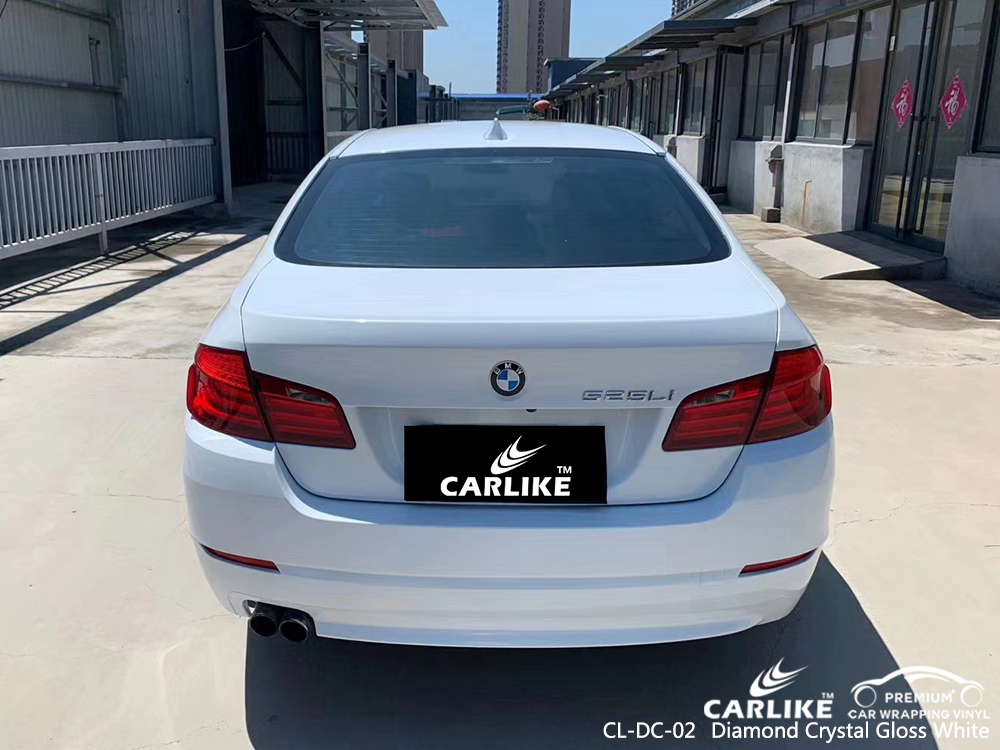 CL-DC-02 diamond crystal gloss white vinyl wrapping for BMW Wisconsin United States