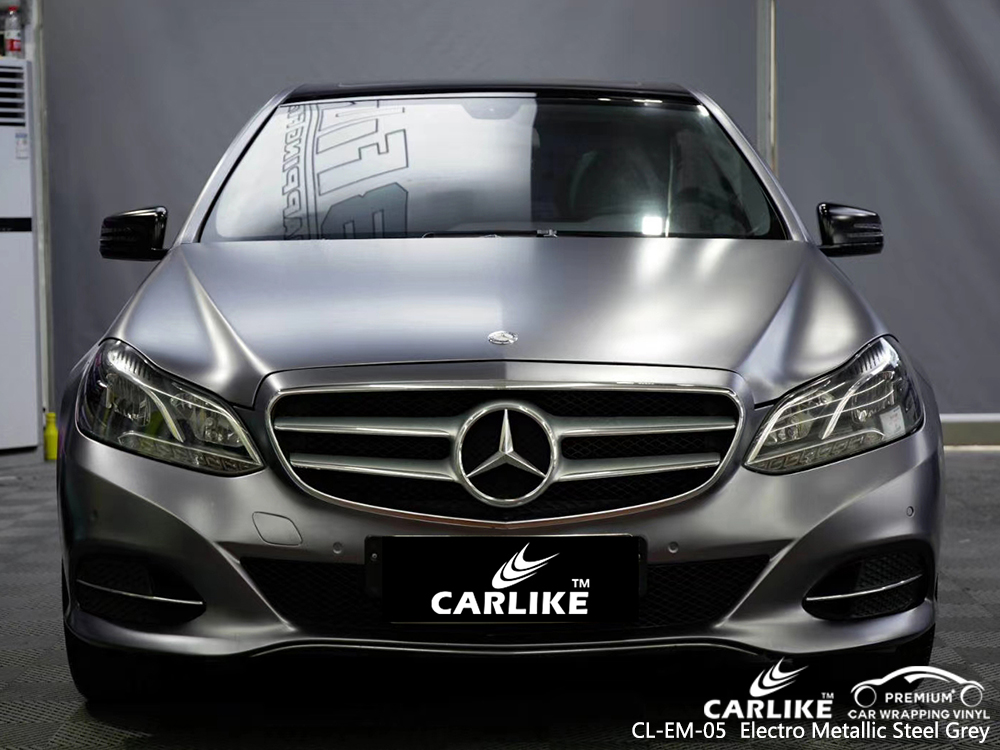 CL-EM-05 electro metallic steel grey car wrapping for MERCEDES-BENZ Indiana United States
