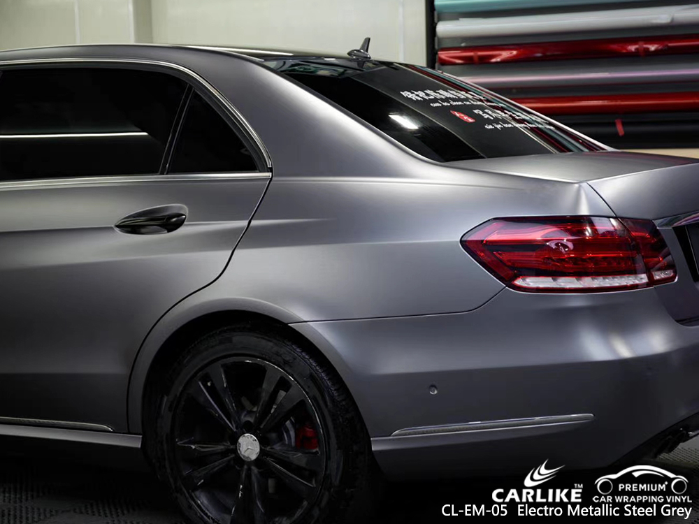 CL-EM-05 electro metallic steel grey car wrapping for MERCEDES-BENZ Indiana United States