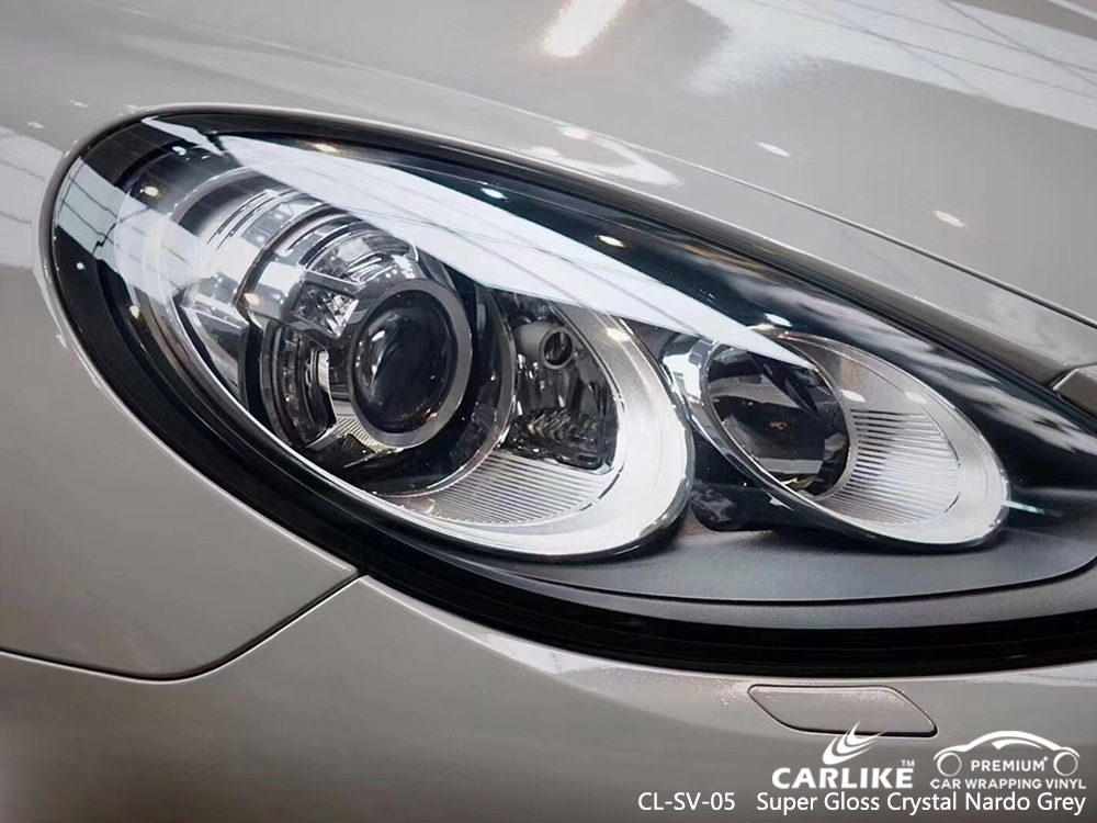 CL-SV-05 super gloss crystal nardo grey car foil for PORSCHE Utah United States