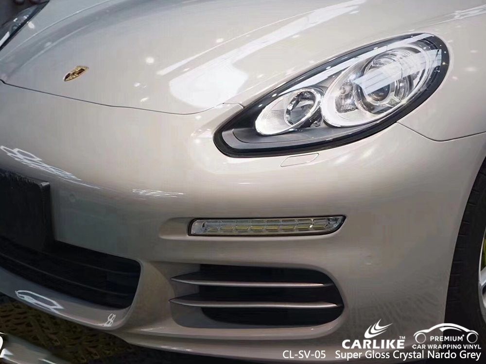 CL-SV-05 super gloss crystal nardo grey car foil for PORSCHE Utah United States