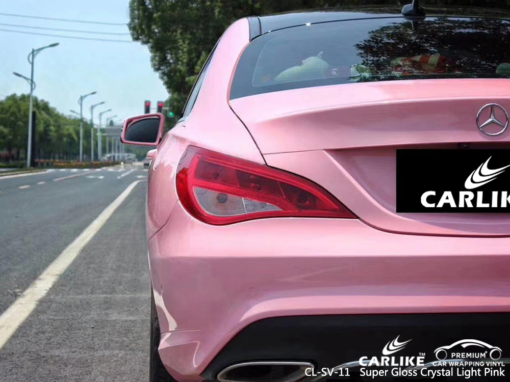 CL-SV-11 super gloss crystal light pink vinyl films for MERCEDES-BENZ Wyoming United States