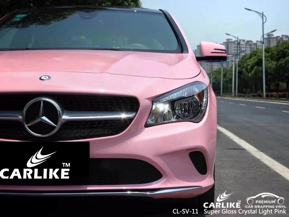 CL-SV-11 super gloss crystal light pink vinyl films for MERCEDES-BENZ Wyoming United States