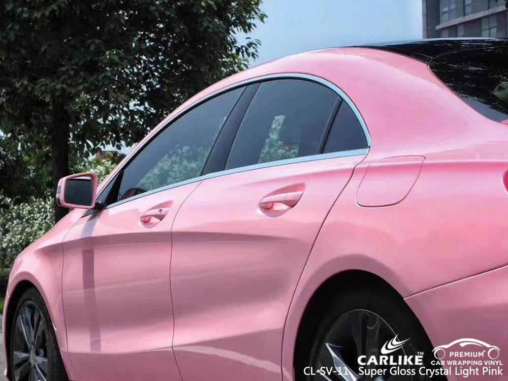 CL-SV-11 super gloss crystal light pink vinyl films for MERCEDES-BENZ Wyoming United States