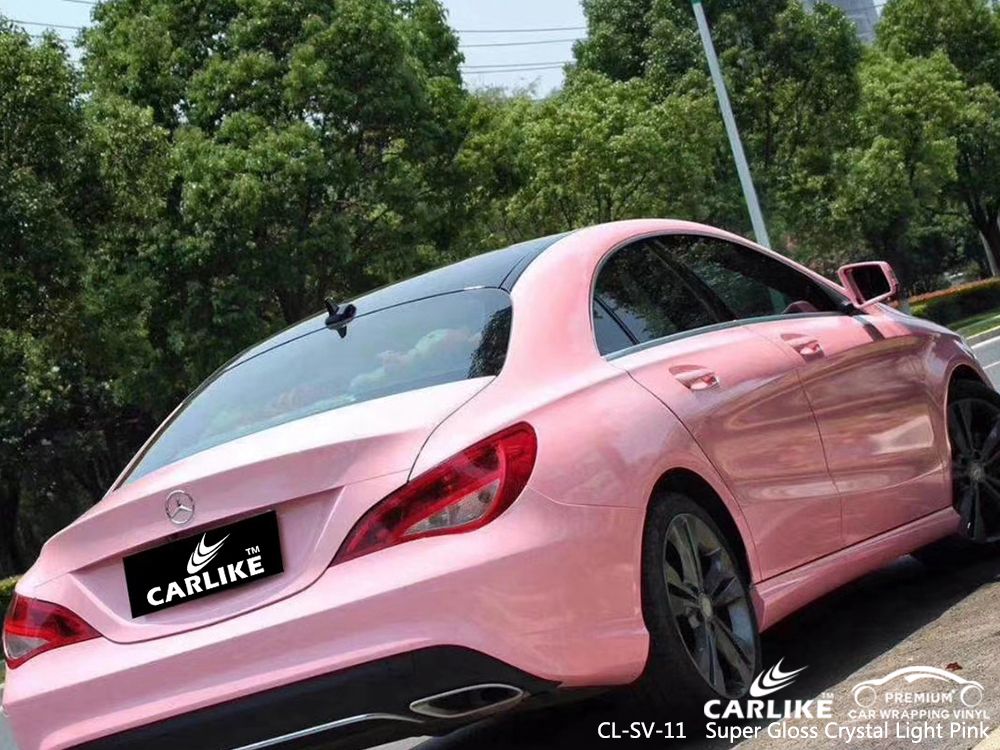 CL-SV-11 super gloss crystal light pink vinyl films for MERCEDES-BENZ Wyoming United States