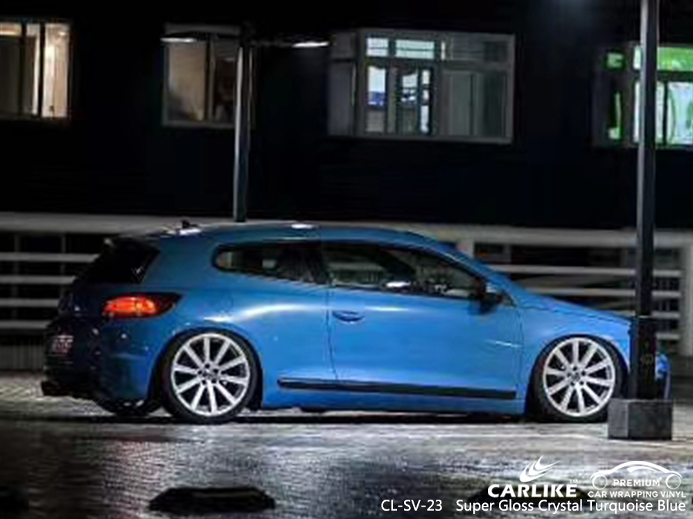 CL-SV-23 super gloss crystal turquoise blue car wrap gloss for VOLKSWAGEN New Mexico United States