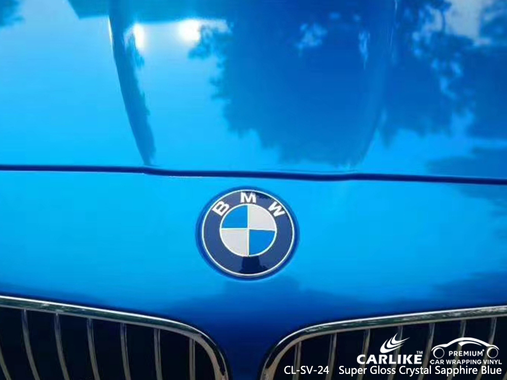 CL-SV-24 super gloss crystal sapphire blue vehicle wrapping for BMW South Dakota United States