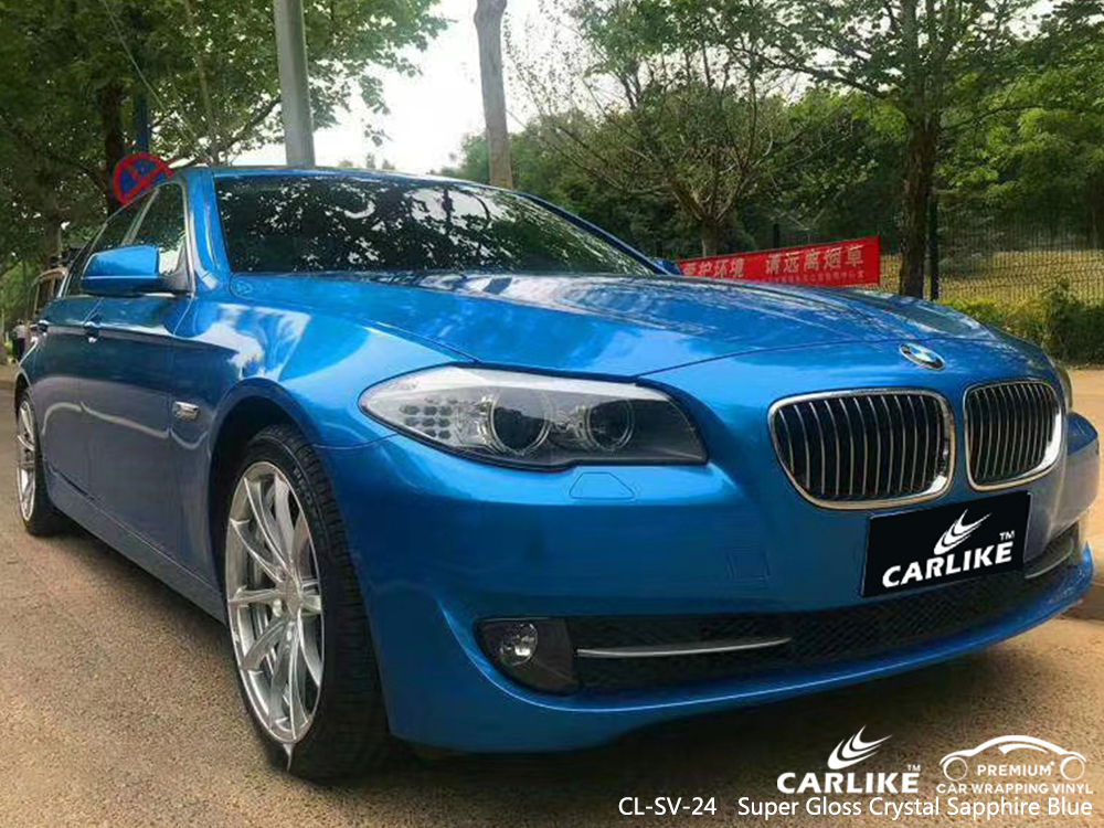 CL-SV-24 super gloss crystal sapphire blue vehicle wrapping for BMW South Dakota United States