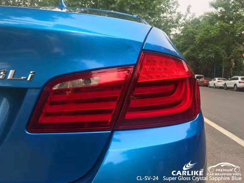 CL-SV-24 super gloss crystal sapphire blue vehicle wrapping for BMW South Dakota United States